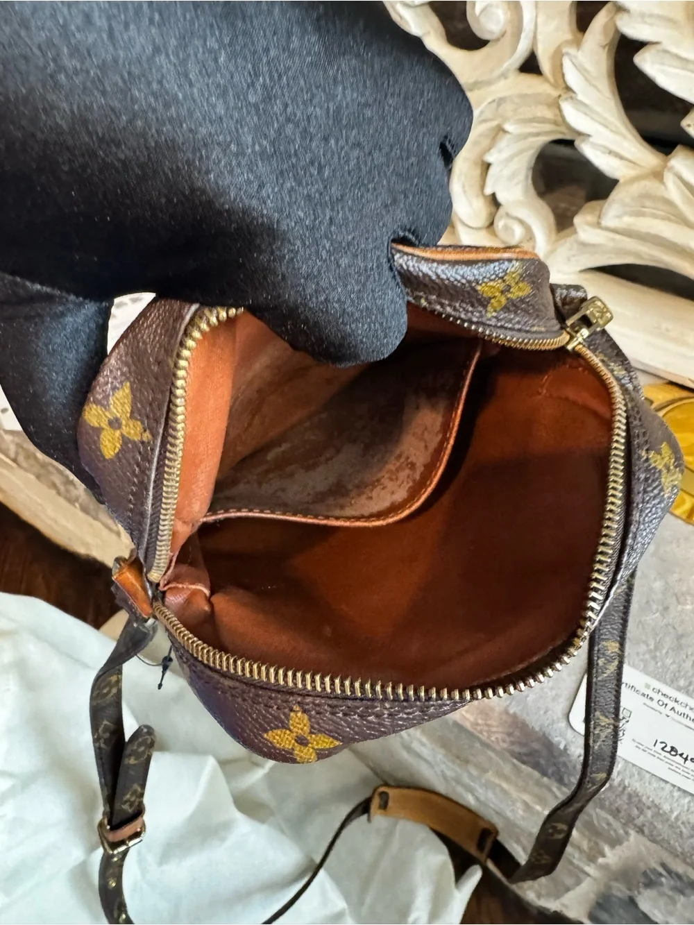 Louis Vuitton Monogram Danube Crossbody Bag with COA